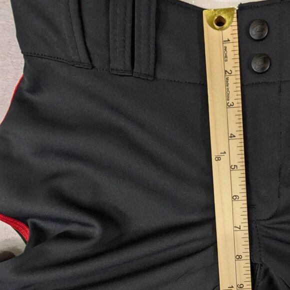 Champro Softball Baseball Pants Womens Small Black Red Stripe Summer Spring - Picture 4 of 7